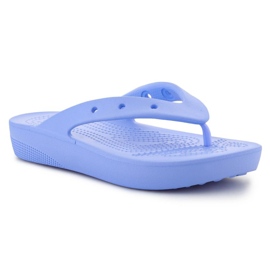 Crocs Tongs à plateforme classique W 207714-5Q6 bleu