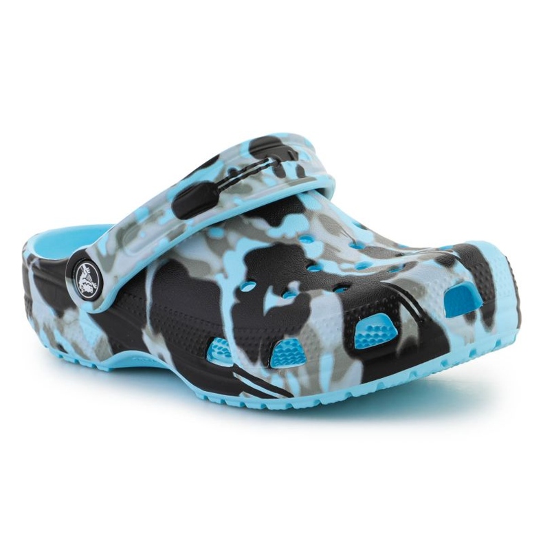 Crocs Classic Spray camo Clog 208305-441 tongs bleu Crocs Classic Spray camo Clog 208305-441 tongs bleu
