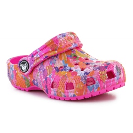 Crocs Classic Hyper Real Sabot Jr. 208451-90H rose Crocs Classic Hyper Real Sabot Jr. 208451-90H rose