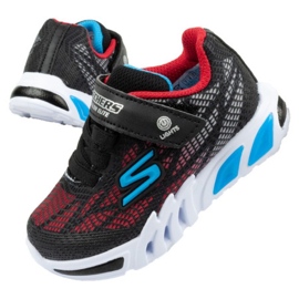 Chaussures Spidermen Skechers Flex Jr 400137N noir