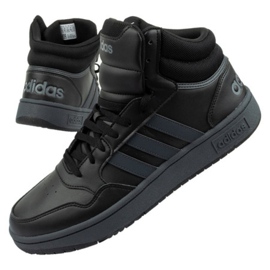 Adidas Hoops 3.0 Mid M GW3022 chaussures de sport noir