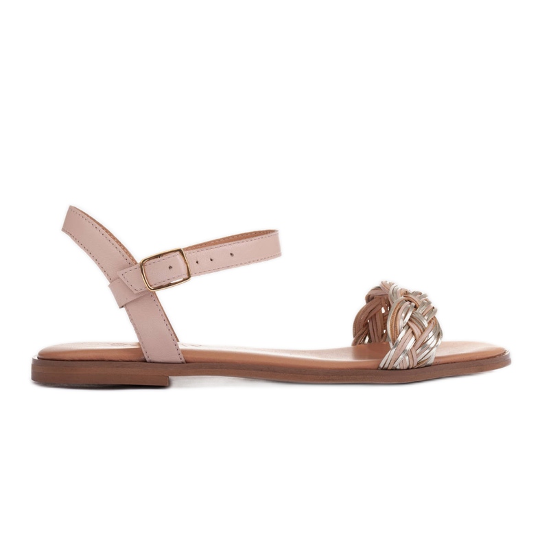 Marco Shoes Sandales plates beige Marco Shoes Sandales plates beige