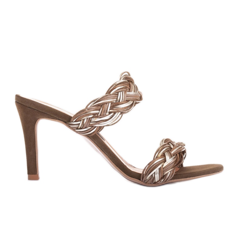 Marco Shoes Sandales à brides tressées vert Marco Shoes Sandales à brides tressées vert