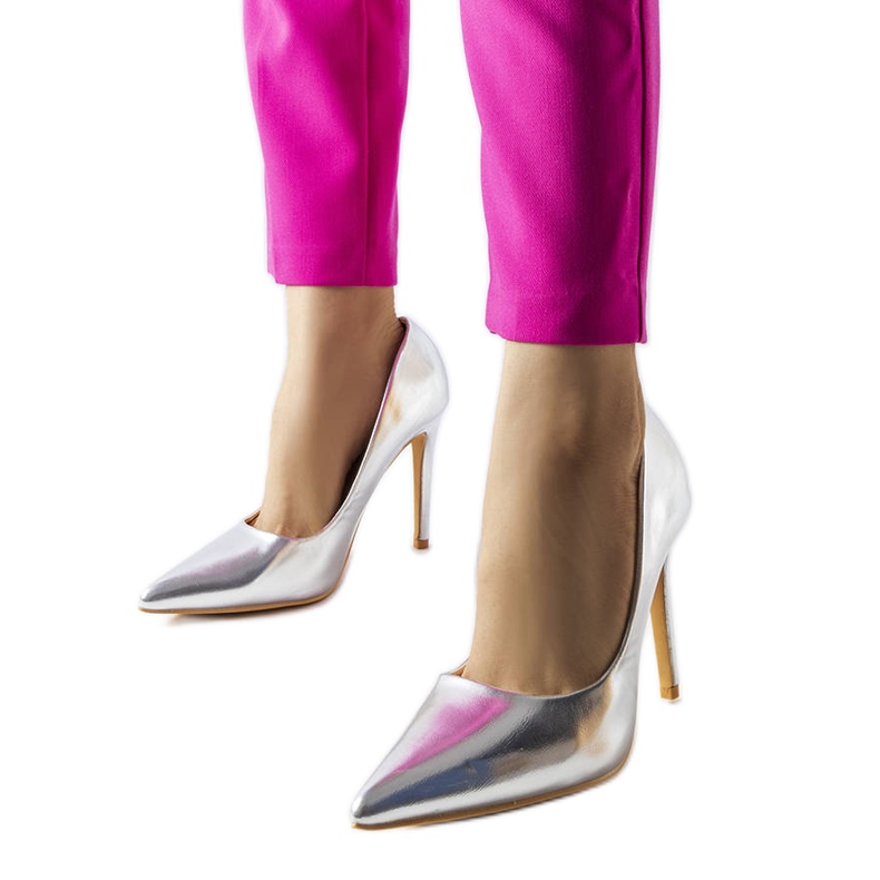 Escarpins argentés métallisés Cabell Escarpins argentés métallisés Cabell