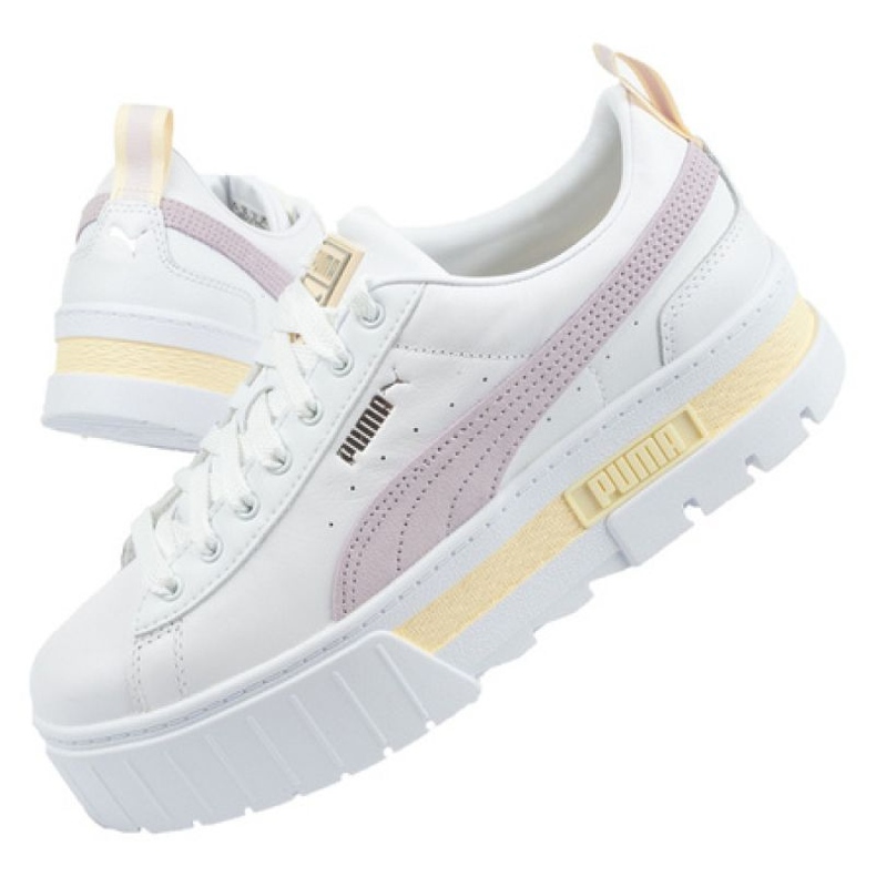 Puma Mayze Lth W 381983 21 chaussures blanche Puma Mayze Lth W 381983 21 chaussures blanche