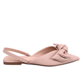 Loon Ballerines talon ouvert beige