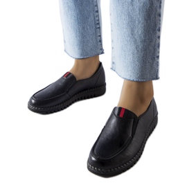 Chaussures à enfiler noires de Sorum