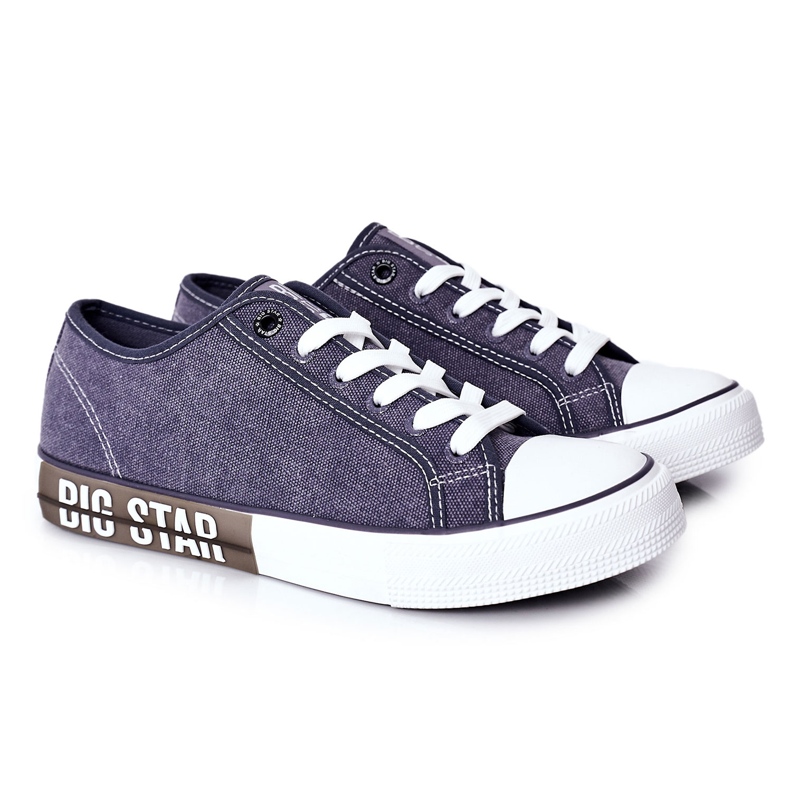 Baskets homme Big Star HH174047 bleu marine