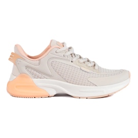 Chaussures de sport beiges pour femmes LL274336 Big Star Chaussures de sport beiges pour femmes LL274336 Big Star