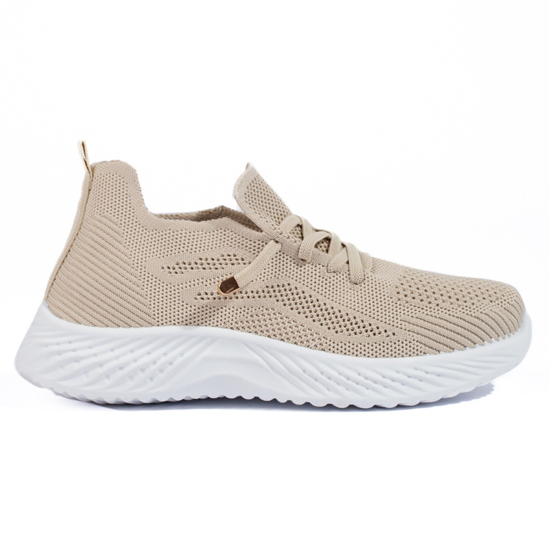 Chaussures de sport textile femme Shelovet beige