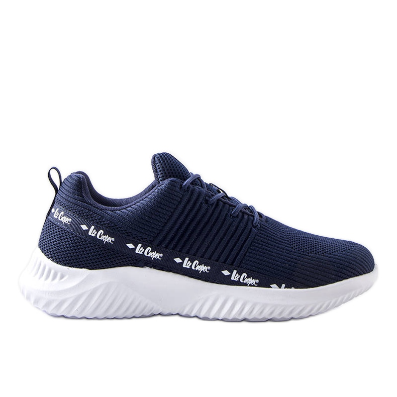 Lee Cooper Chaussures de sport pour hommes bleues LCW-22-32-1217M