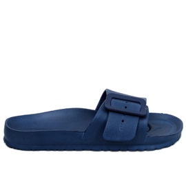 Claquettes en caoutchouc Romero D.BLUE avec boucle bleu