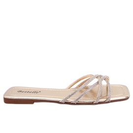 Chaussons Rexha Gold Zirconia doré