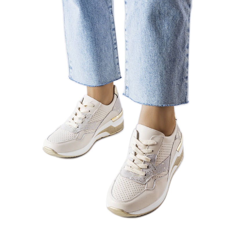 Goodin Baskets perforées beiges Manfrin