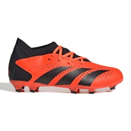 Chaussures de football Adidas Predator Accuracy.3 Fg Jr GW4608 orange oranges et rouges Chaussures de football Adidas Predator Accuracy.3 Fg Jr GW4608 orange oranges et rouges