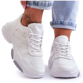 PS1 Baskets à lacets pour femmes Blanc Cortes