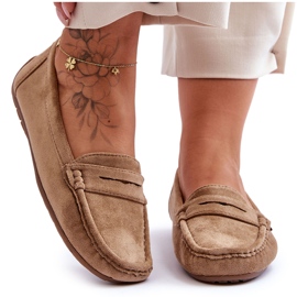 Mocassins en Daim pour Femme Marron Lenvie brun