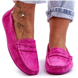 Mocassins en daim pour femme Rose Lenvie