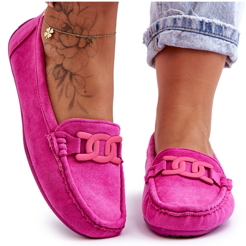 Mocassins en daim à la mode pour femmes Rose Rabell
