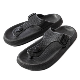 Sandales à plateforme noires Moretti