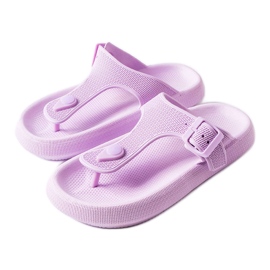 Sandales à plateforme violettes Moretti