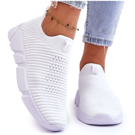 Chaussures de sport pour femmes Slip-on Big Star DD274460 Blanc