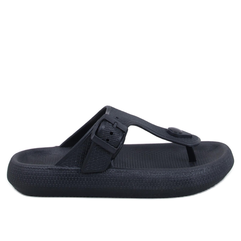 Tongs en mousse souple Sadier Noir le noir