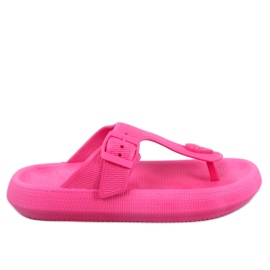 Tongs en mousse souple Sadier Fuchsia rose