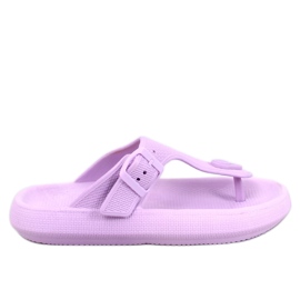 Tongs en mousse souple Sadier Violet