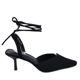 Cordier Épingles à chaussettes talon ouvert noir