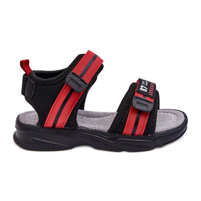 News Sandale Enfant Brando Light Red Velcro le noir