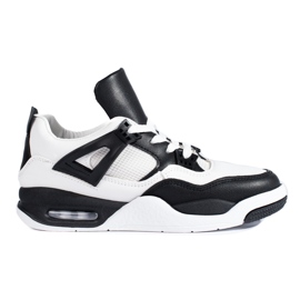 Baskets noires et blanches à semelle épaisse de Shelovet