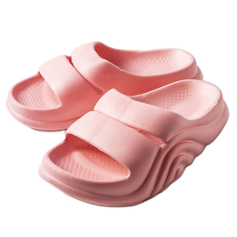 Babouches en caoutchouc rose de Genève Babouches en caoutchouc rose de Genève