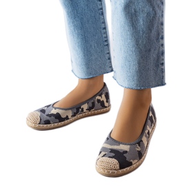 Espadrilles à enfiler grises de Benedum