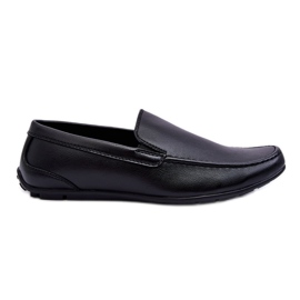 Mocassins Homme Cuir Noir Theo