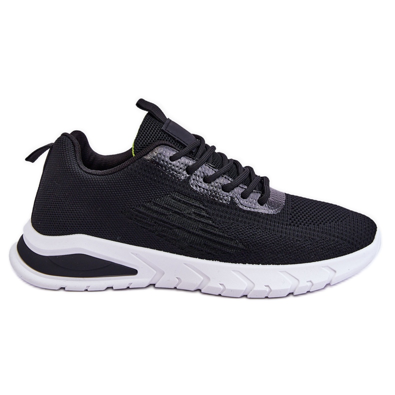 Baskets Classiques Homme Noir Et Blanc Santiago le noir