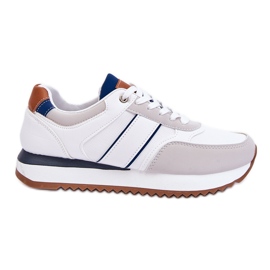Chaussures de sport pour hommes Blanches Scotty