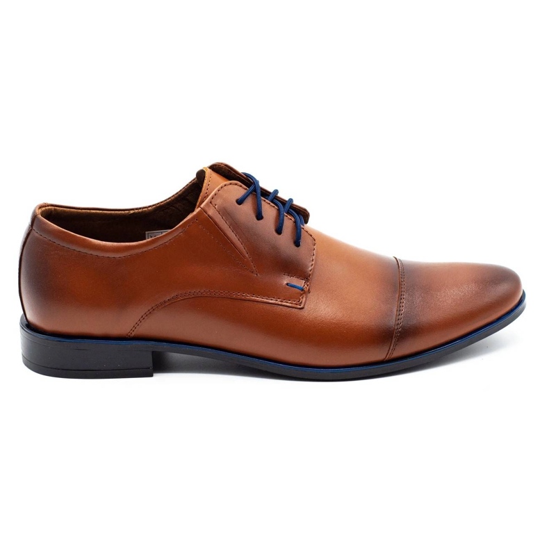 Olivier 288 Chaussures en cuir masculin marron brun