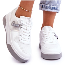 Baskets Classiques Système de Mousse à Mémoire Big Star LL274A024 Blanc