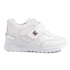 Baskets compensées Shelovet blanc