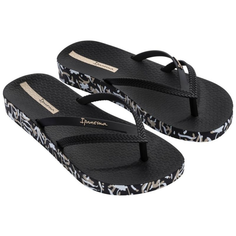 Tongs Ipanema Bossa Soft V Fem W 82840 AG715 le noir