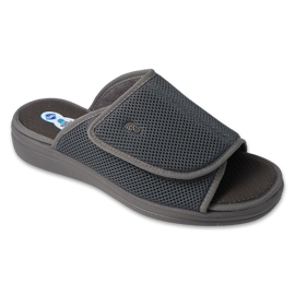 Dr.ORTO Befado chaussons pour hommes avec fond velcro 078M001 vert