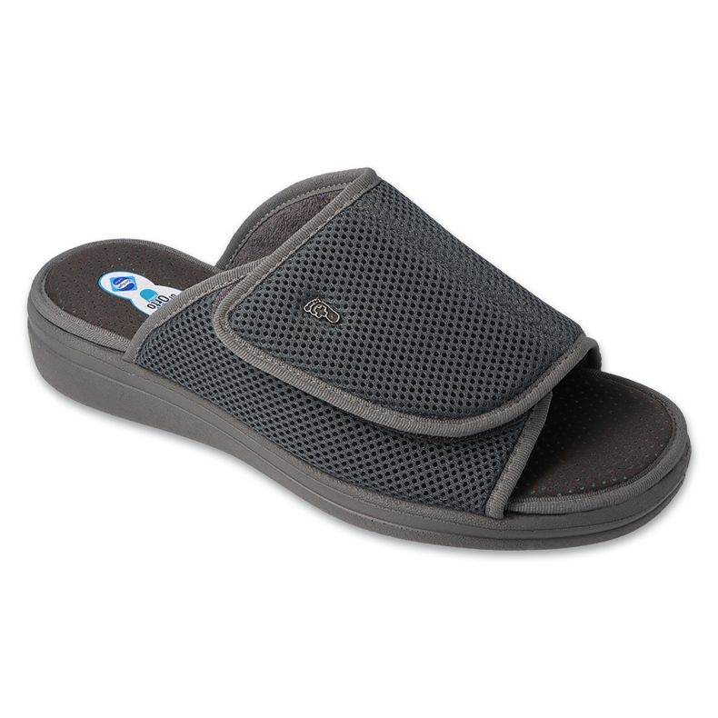 Dr.ORTO Befado chaussons pour hommes avec fond velcro 078M001 vert