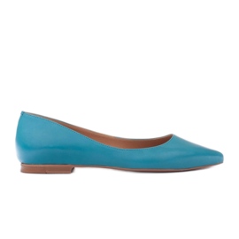 Marco Shoes Ballerines subtiles bleu