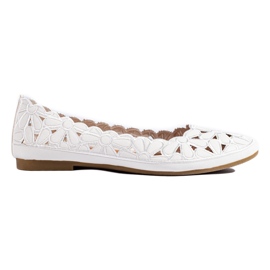 Ballerines femme ajourées Shelovet blanches