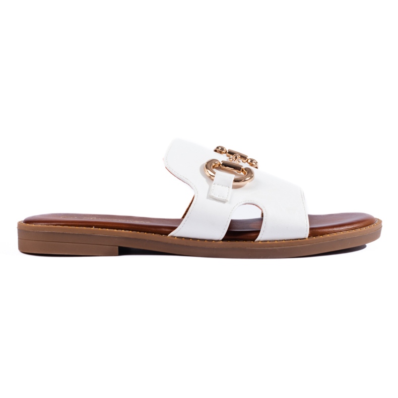 Chaussons classiques femme Shelovet blancs blanche