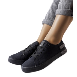Baskets noires Big Star LL274038 le noir