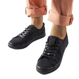 Baskets noires Big Star LL274057