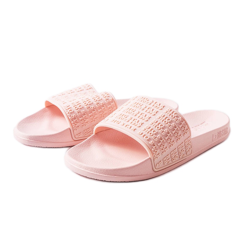 Chaussons Big Star roses LL274A151 Chaussons Big Star roses LL274A151