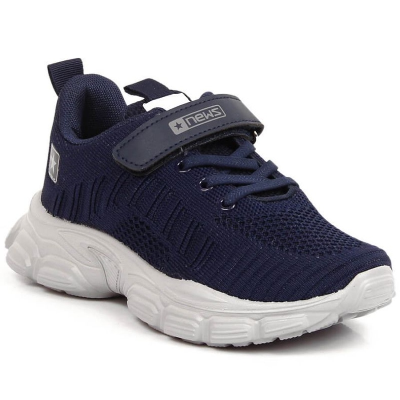 Chaussures de sport sur la plate-forme News Jr EVE395 bleu marine
